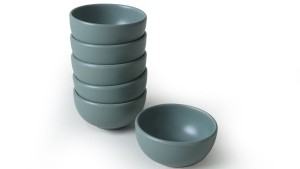 Mat Yeşil Bulut Mini Çerezlik / Sosluk 8 Cm 6 Adet 322