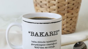 Keraart Bakarız Silindir Kupa 10 Cm