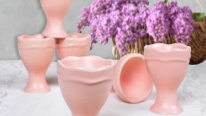 Mat Açık Pembe Juliet Yumurtalık 7 cm 6 Adet