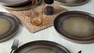 Keraart Vintage Vibe Stackable Servis Tabağı 27 Cm 6 Adet 21781