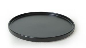 Mat Siyah Stackable Servis Tabağı 27 Cm 6 Adet 956