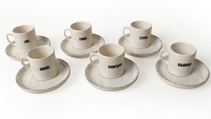 Deep Collection Mottolu Nordic Kahve Takımı 12 Parça 6 Kişilik 22650-55