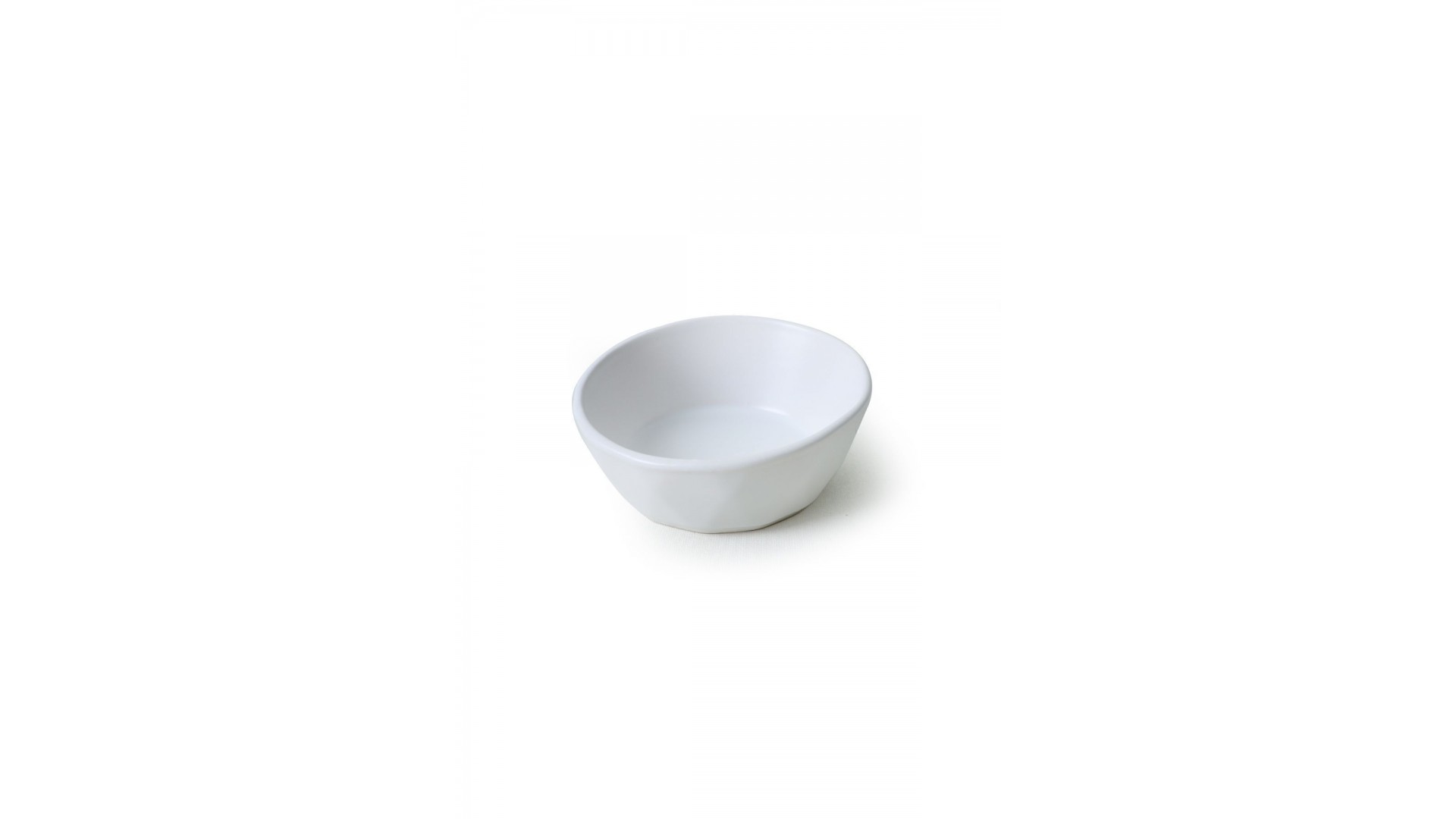 Mat Beyaz Kristal Çerezlik / Sosluk 12 Cm 6 Adet 022