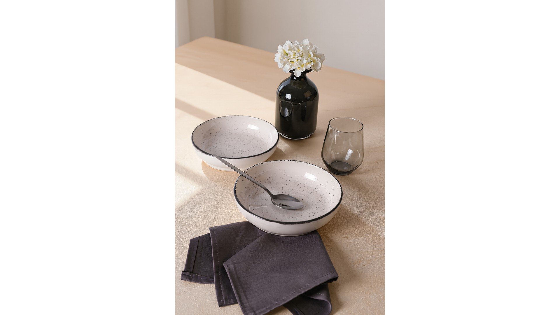 Krem Ephesus Yemek / Salata Tabağı 20 Cm 2 Adet 23381