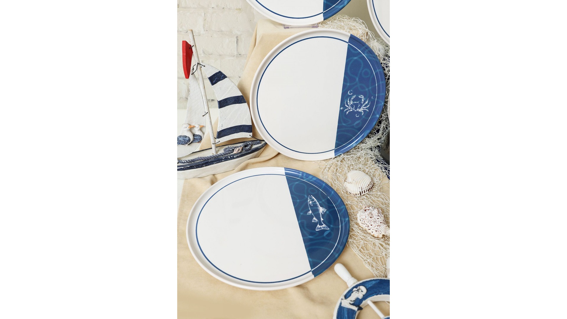 Bodrum Serisi Nordıc Servis Tabağı 28 Cm 6 Adet 22914-17