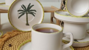 Palmiye Stackable Çay Takımı 12 Parça 6 Kişilik 22642