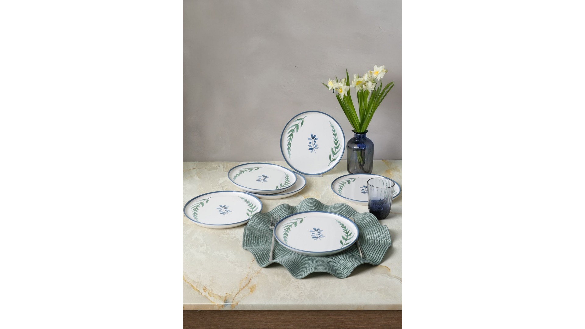 Daphne Nordic Pasta Tabağı 22 Cm 6 Adet 22923
