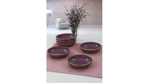 Mor Halka Çerezlik/Sosluk 13 Cm 6 Adet