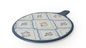 Floral Waves Peynir Sunum Tabağı 26 Cm 22668