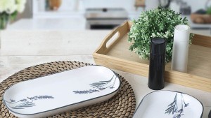 Keraart Çiçek Bahçesi Noyan Kayık Tabak 28 Cm 2 Adet 18942