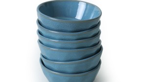 Granit Turkuaz Kristal Çerezlik / Sosluk 12 Cm 6 Adet Q07