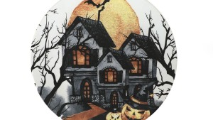 Keraart Halloween Blue Castle Servis Tabağı 26 Cm 19952