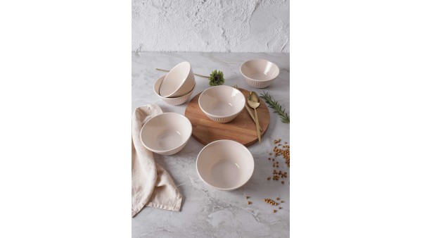 Krem Hitit Line Kase 14 Cm 6 Adet 030