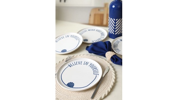 Ocean Muse Nordıc Pasta Tabağı 22 Cm 4 Adet 22950-55