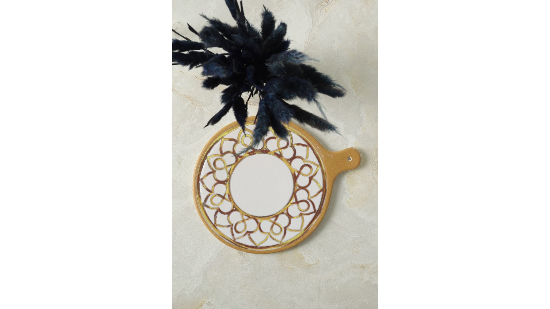 Worn Gold Peynir Sunum Tabağı 26 Cm 22968
