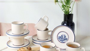 Marine Wonders Stackable Çay Takımı 12 Parça 6 Kişilik 22741-22905