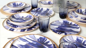 Brush & Bloom Yemek Takımı 18 Parça 6 Kişilik 22956