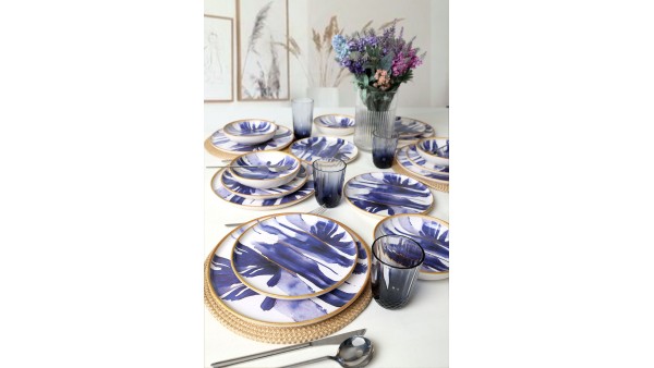 Brush & Bloom Yemek Takımı 18 Parça 6 Kişilik 22956