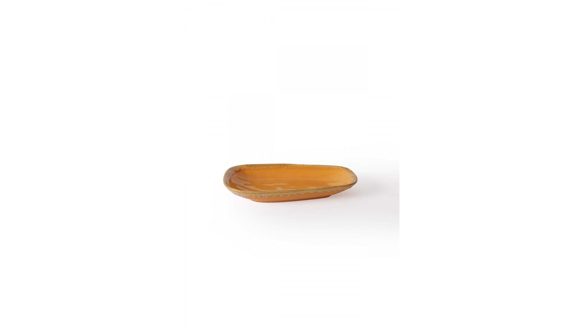 Shizen Sarı / Krem Tetra Kayık Tabak 28 Cm 2 Adet Q46-Q44
