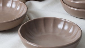 Mat Toprak Taupe Sirius Çerezlik / Sosluk 12 Cm 6 Adet 977