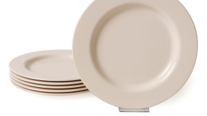 Krem Assos Servis Tabağı 28 Cm 6 Adet 030