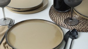 Keraart Vintage Style Stackable Servis Tabağı 27 Cm 6 Adet 21734