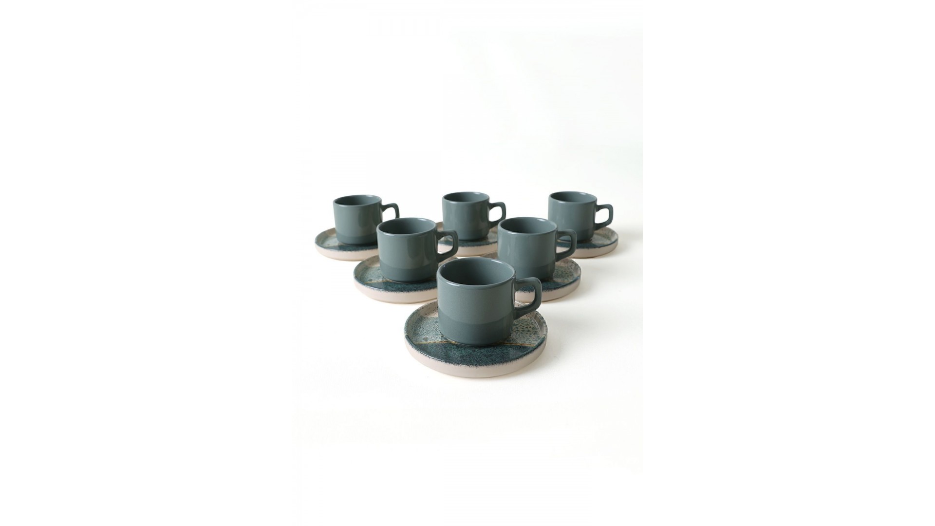 Keraart Colored Çay Takımı 12 Parça 6 Kişilik 19781