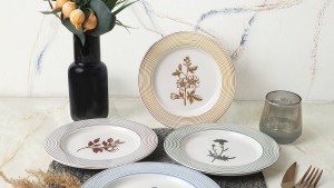 Floral Essence Assos Pasta Tabağı 22 Cm 4 Adet / 22890-93-94-22949