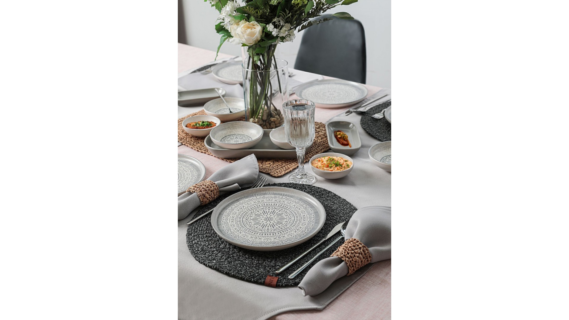 Keraart Stone Kahvaltı Takımı 18 Parça 6 Kişilik 21426-27