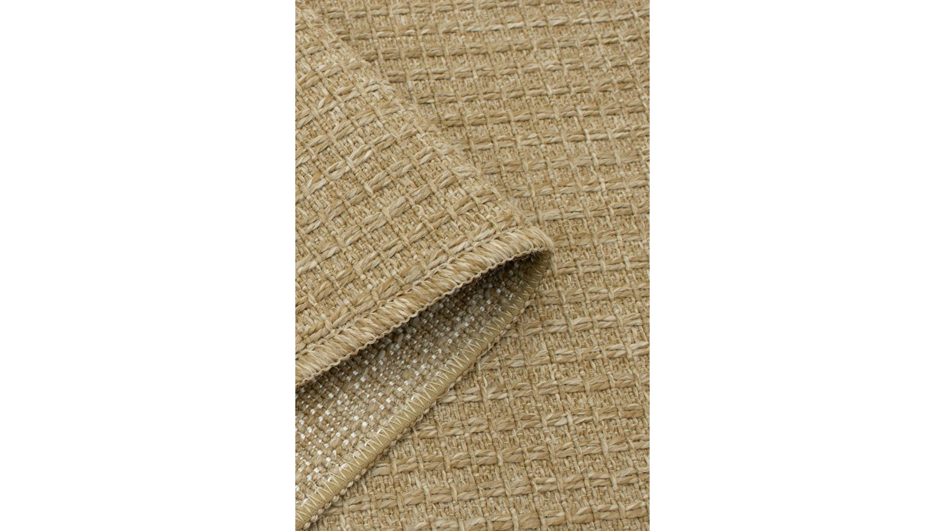 Sisal Kare Dokuma Bej Hasır Halı | Model SSL02