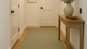 Sisal Düz Dokuma Gri Hasır Halı | Model SSL03