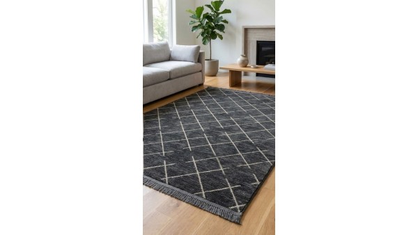 Liva Antrasit Şönil Dokuma Halı