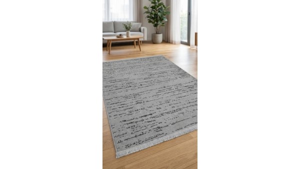 Vera Gri Şönil Dokuma Halı