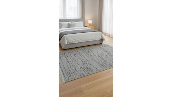 Vera Gri Şönil Dokuma Halı